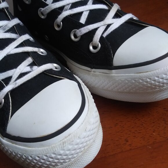 Chuck Taylor AllStar Converse Lift Platform Canvas Sneakers Shoes sz Wm US8 UK 6 - Picture 6 of 15